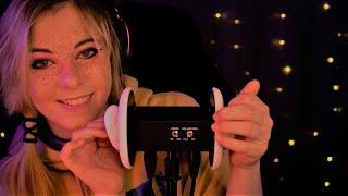 ASMR | most gentle slow Ear Massage + Blowing - Lotion, binaural, no talking