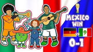 MEXICO beat GERMANYCHUCKY LOZANO GOAL! (World Cup Parody Goals Highlights)