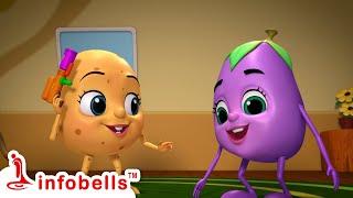 Aloo Kachaloo Beta Kahan Gaye They | Hindi Rhymes for Children | Infobells