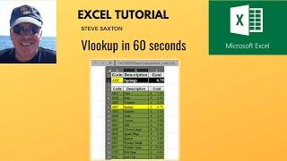 Vlookup in 60 secs.