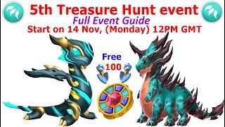 5th Treasure Hunt event Guide-Dragon Mania Legends | Blue Seraph and Magnus Horn Dragon | DML