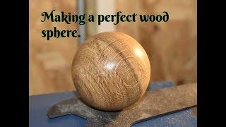 How to make a wooden sphere.