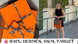 VLOG ️ HI-LO HAUL: Hermes Unboxing & Return, Europe Vacation Prep including H&M, Target