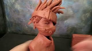 SCULPTING KAKASHI from Plasticine Sculptors (NARUTO)