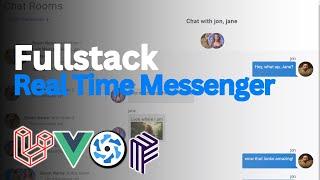 Real-Time Full-Stack Messenger Clone: Laravel 10, Vue 3, Quasar and TypeScript and Pusher