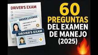¡Aprende las 60 preguntas clave para tu examen de manejo en USA!