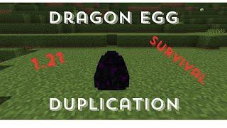 1.21 Dragon egg duplication glitch! (Java edition)