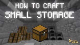 Hypixel Skyblock: How To Craft a Small Storage?