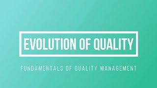 Evolution Of Quality | Fundamentals of Quality Management on Udemy| PromoLink