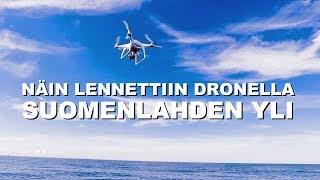 Näin lennettiin dronella Suomenlahden yli - DJI Phantom 4