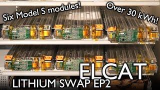 Elcat Lithium Conversion EP2: Will it drive on UNPROTECTED Tesla batteries?!