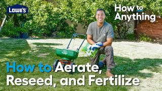 How to Aerate, Reseed, and Fertilize a Lawn | How to Anything