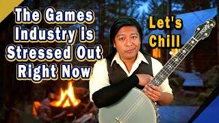 The games industry is stressed right now. Let me play you some banjo instead.