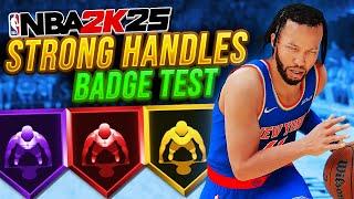 NBA 2K25 Strong Handles Badge Activation What are the Percentages ? Best Build Tips