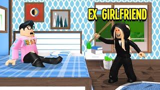 EX Girlfriend Was STALKING Me.. She Broke Into My House! (Roblox Bloxburg)