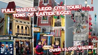 LEGO Marvel City Tour! Tons of Minifigures, Modular Buildings, and More! (Over $5,000 Value)