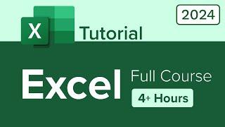 Excel Full Course Tutorial (4+ Hours)