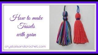 How to make tassels with yarn