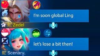 Pov your friends help you to get global Ling : 