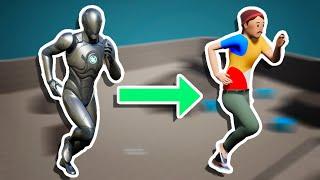 How to replace the default mannequin in Unreal 2023