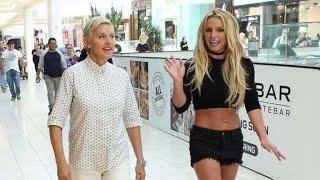 Britney Spears and Ellen DeGeneres Cause Chaos At A Local Mall: 'We're Celebrities'