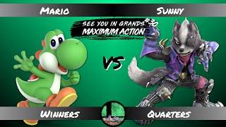 Mario (Yoshi) vs Sunny (Wolf) - Winners Quarters - SUGMA #30