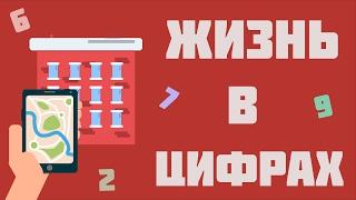 На что человек тратит свое время. Жизнь в цифрах.