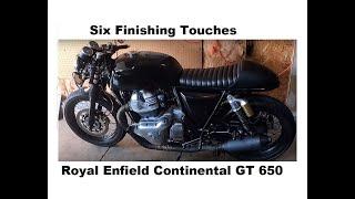 Custom Continental GT 650 -- Make it POP with 6 finishing touches.