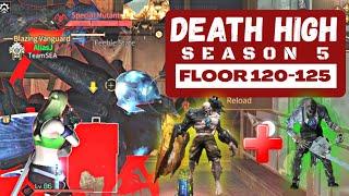 FLOOR 121 - 125 | DEATH HIGH SEASON 5 | How to bug floor 125 | LifeAfter