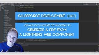 Salesforce Developer Tutorial (LWC): How to Generate a PDF from a Lightning Web Component