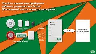 Узнайте с какими еще приборами работают радио датчики Астра. Обновленный список проектов интеграции.