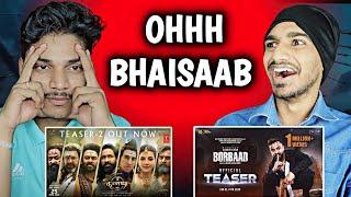 Kannappa Teaser 2 & BORBAAD TEASER REACTION | Prabhas | Shakib Khan