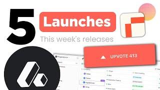 5 New Productivity Launches on Product Hunt