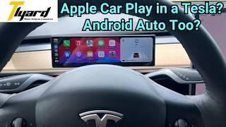 Apple Car Play In A Tesla? Testing the Tlyard T12 Dashboard Screen