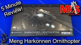 Meng 1/72 Harkonnen Ornithopter | 5 Minute Review