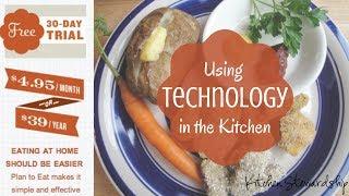 Using Technology in the Kitchen {KS Connect *Plus* 7th edition}