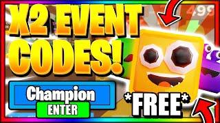 ALL NEW *2X SECRET ALIEN PET* CODES in CLICKING CHAMPIONS! (ROBLOX CODES)