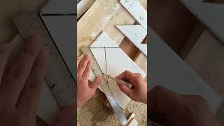 How to Get Perfect Tile Alignment in Corners #tilealignment #tilingtricks #homerenovation