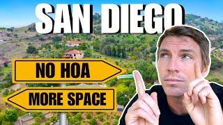 San Diego Areas with NO HOA & More Space