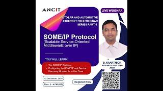 Webinar on SOME/IP Protocol ((Scalable Service-Oriented MiddlewarE over IP)