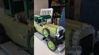  Light-Up Vintage Car Build! | JMBricklayer Classic Model With Convertible Features