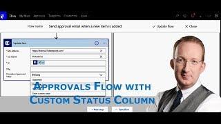 Approvals SharePoint Flow with a custom status column