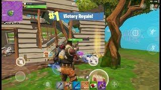 I WON ON FORTNITE BATTLE ROYALE