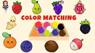 FRUITS NAME for Toddlers | First Words for Babies | Learn Colors for Kids | English Vocabulary