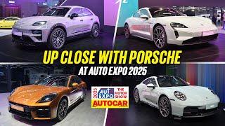 Meet the new Porsche Macan, Taycan facelift and more | Auto Expo 2025 | Autocar India