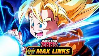 GOOD SUB EZA!!! LEVEL 10 LINKS 100% EZA TEQ SSJ GOTEN!! (DBZ: Dokkan Battle)