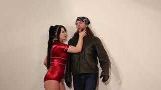Episode 14: Red Gina throatlifts thug outtake - Superheroine