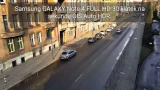 Samsung GALAXY Note 4 - 30 vs 60 klatek na sekundę FULL HD