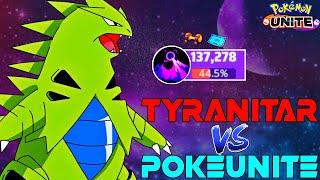 POKENITE VS POKEUNITE !! WHO WILL WIN  WITH BEST EMBLEM BUILD OF TYRANITAR | POKEMON UNITE