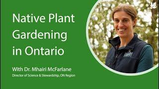 Native Plant Gardening in Ontario